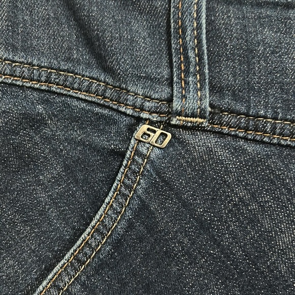 MISS SIXTY COLLECTION Denim Ruched Ankle Zip Skinny Jeans size 24 y2k vintage - Picture 4 of 12